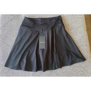 Fabletics Skort Pleated Skirt With Built-In Short Sz S Black Tennis Golf NWT